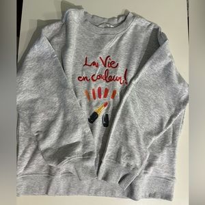 HM La Vie En Colour sweatshirt size M